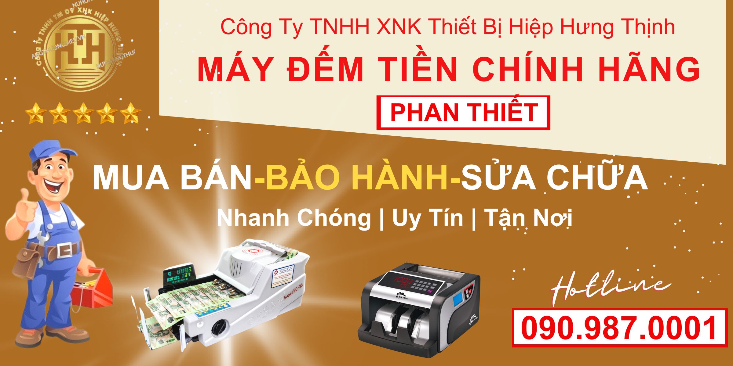 Máy đếm tiền tại Phan Thiết