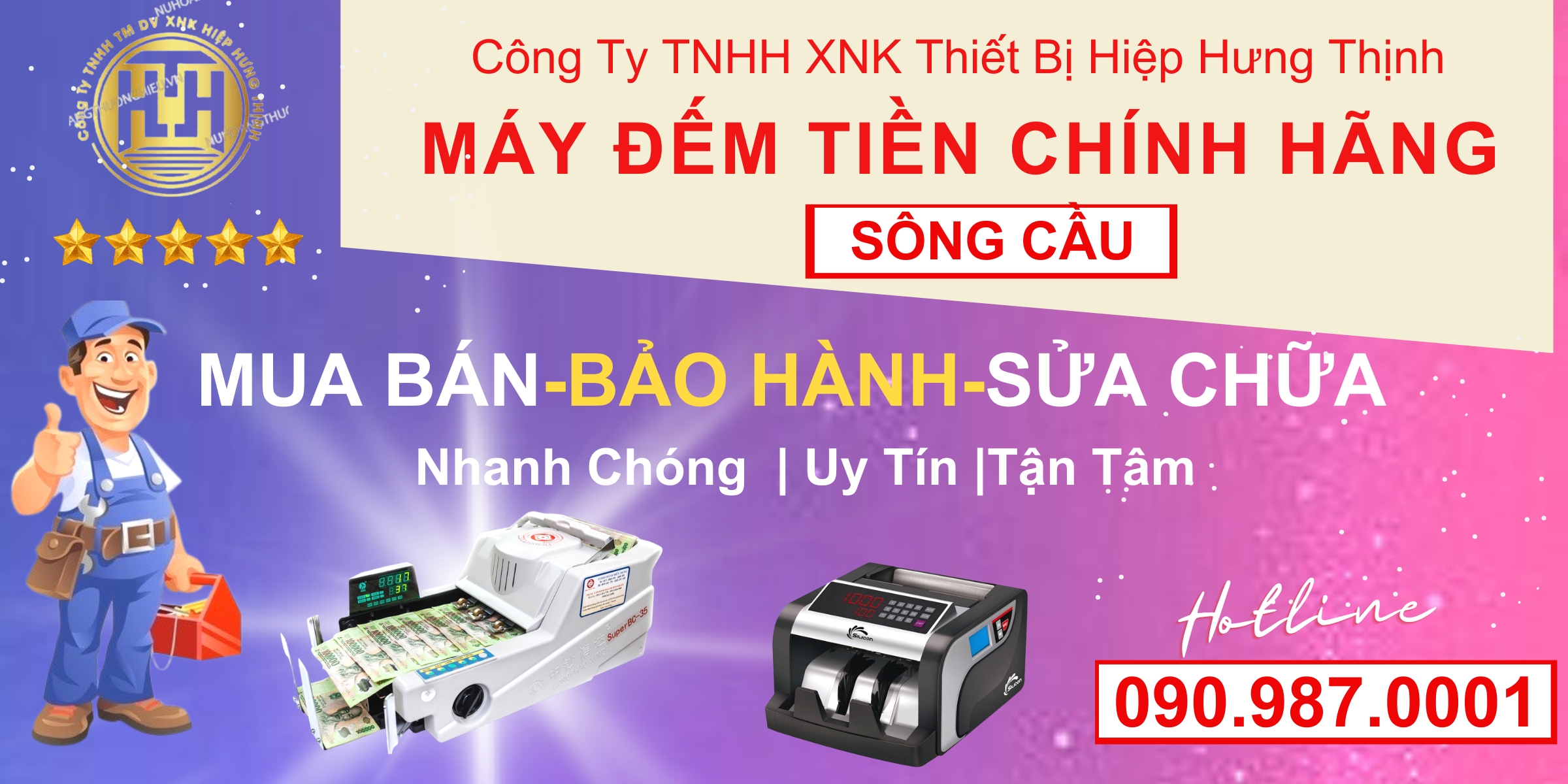 SỬA MÁY ĐẾM TIỀN TẠI SÔNG CẦU