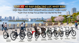 Top 10 Xe Đạp Điện Trợ Lực Nhật Bản Nội Địa Cao Cấp Đáng Mua Nhất Hiện Nay