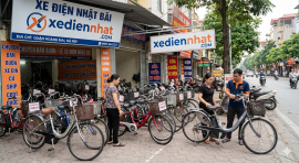 BÁN XE ĐẠP ĐIỆN NHẬT BÃI TẠI QUẬN HOÀNG MAI