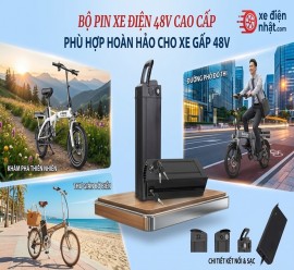 Pin xe đạp điện gấp gọn Gforce, adima