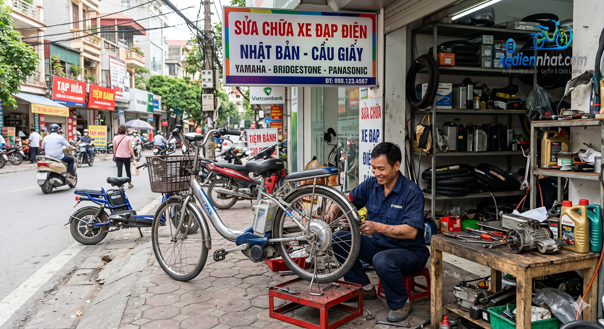 Sửa Xe Đạp Điện Nhật Tại Cầu Giấy Uy Tín – Chuyên Nghiệp – Giá Tốt