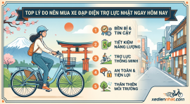 Top lý do nên mua xe đạp điện trợ lực Nhật ngay hôm nay
