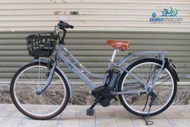 Xe đạp điện Nhật Yamaha Pas Ring màu xanh
